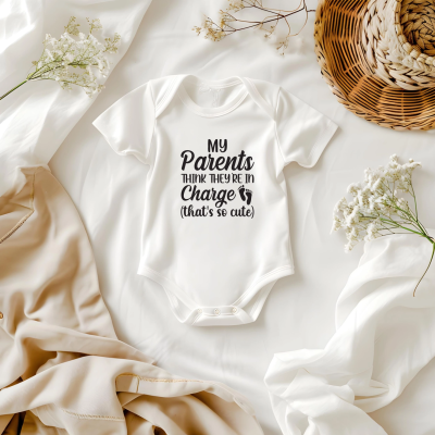 BABY BODY "I MIEI GENITORI PENSANO DI ESSERE I RESPONSABILI" 68 CM