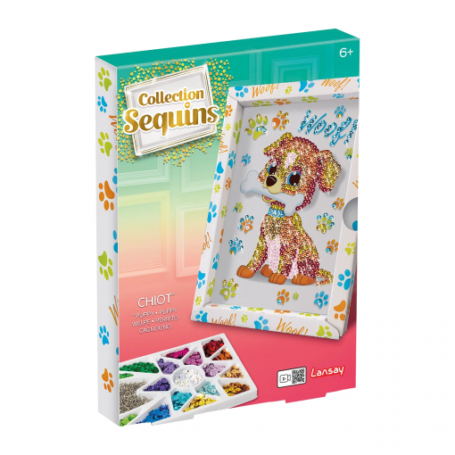CANE ARTISTICO IN PAILLETTES - COLLECTION SEQUINS - immagine 7