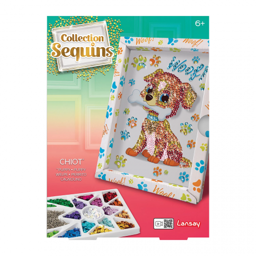 CANE ARTISTICO IN PAILLETTES - COLLECTION SEQUINS - immagine 6