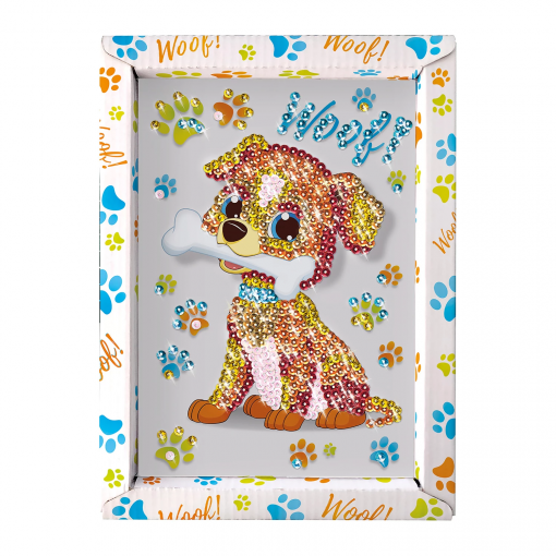 CANE ARTISTICO IN PAILLETTES - COLLECTION SEQUINS - immagine 3