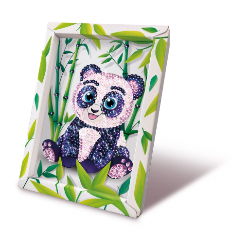PANDA ARTISTICO IN PAILLETTES - COLLECTION SEQUINS - immagine 4