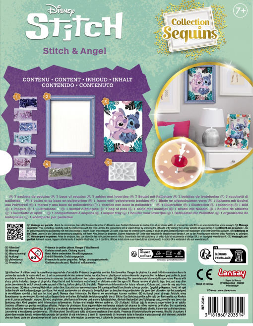 STITCH & ANGEL ARTISTICO IN PAILLETTES - COLLECTION SEQUINS - immagine 5