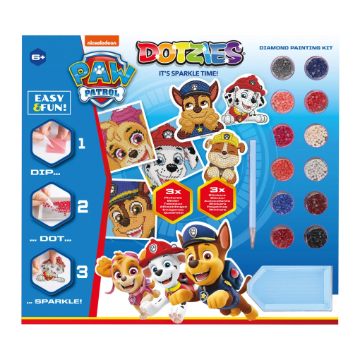 DIAMOND PAINTING  PAW PATROL - DIAMOND DOTZ