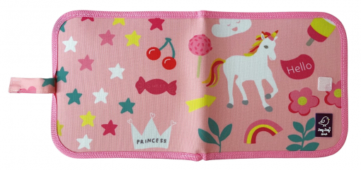 LAVAGNETTA CON 4 GESSETTI UNICORNI - JAQ JAQ BIRD - immagine 2