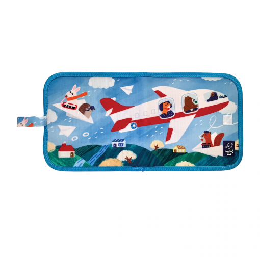 LAVAGNETTA CON 4 GESSETTI AVIATORE - JAQ JAQ BIRD - immagine 2