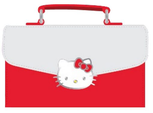 BORSETTA ROSSA E BIANCA HELLO KITTY - GIOCHI PREZIOSI