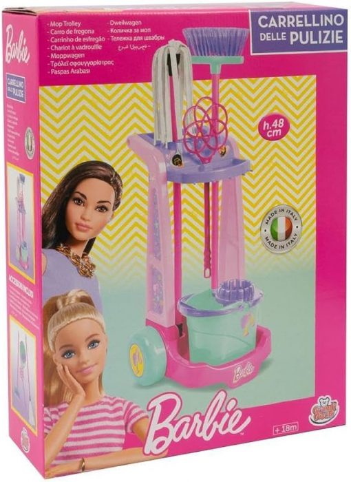 CARRELLO PULIZIE BARBIE - GRANDI GIOCHI