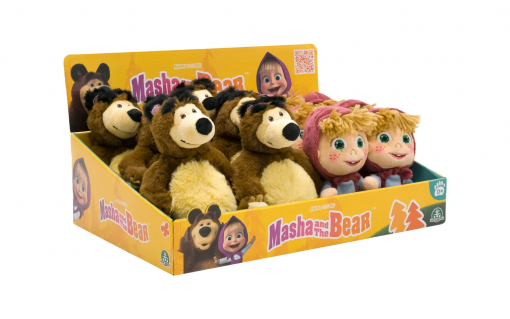 PELUCHES MASHA E ORSO 20CM ASSORTITI - GRANDI GIOCHI - immagine 3
