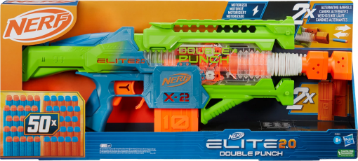 ELITE 2.0 DOUBLE PUNCH NERF - HASBRO