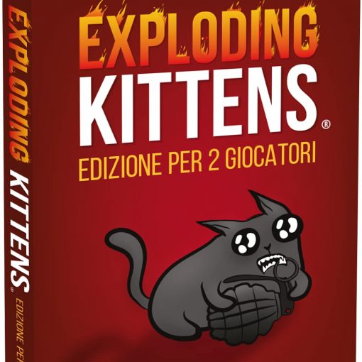 EXPLODING KITTENS PER 2 GIOCATORI - ASMODEE - IT