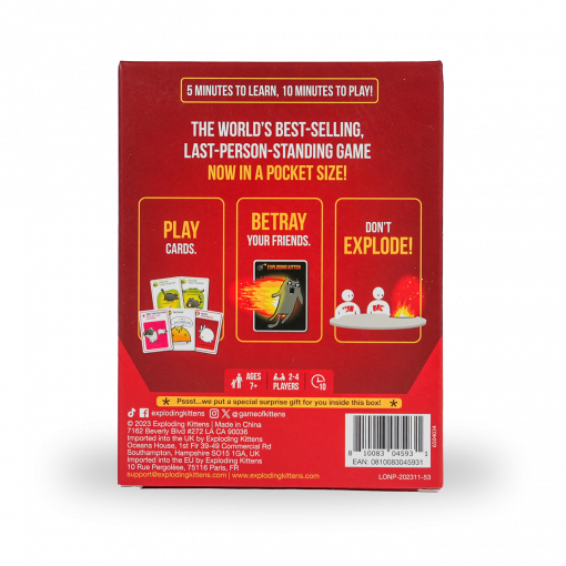 EXPLODING KITTENS GRAB & GAME - ASMODEE - IT - immagine 4