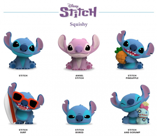 SQUISHY 6 MODELES ASS. STITCH - SBABAM - immagine 2