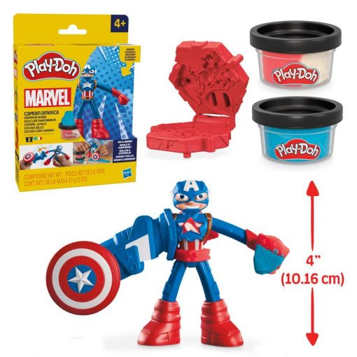 CAPTAIN AMERICA - PLAY DOH - immagine 2