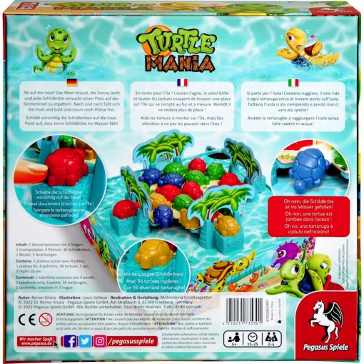 TURTLE MANIA - PEGASUS SPIELE - MULTILINGUA - immagine 3