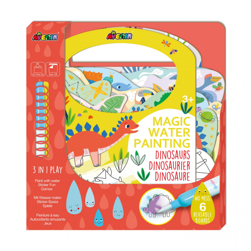 LIBRO ATTIVITÀ DINOSAURI 3 IN 1 - AVENIR
