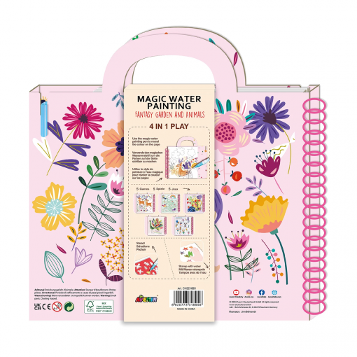 LIBRO ATTIVITÀ GIARDINO FANTASTICO 4IN1 - AVENIR - immagine 6