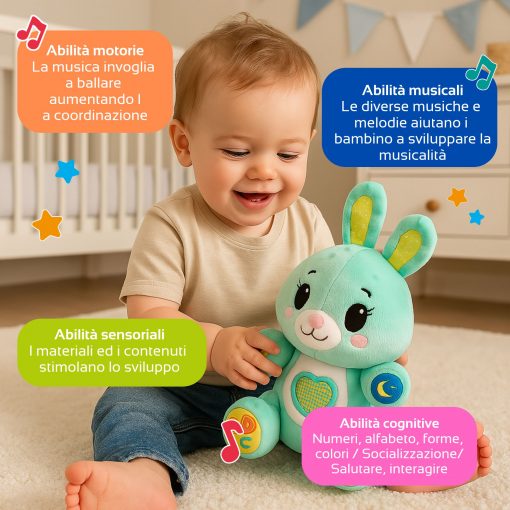 CONIGLIO GIOCA CON ME - PRIMI' - GIOCHI PREZIOSI - immagine 5