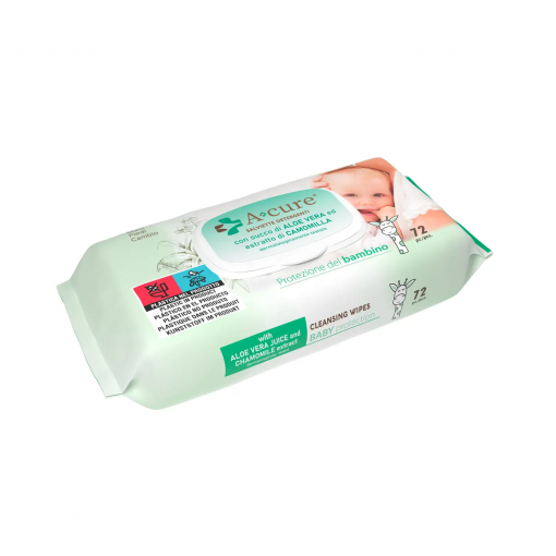 SALVIETTE ALOE E CAMOMILLA - A+CURE