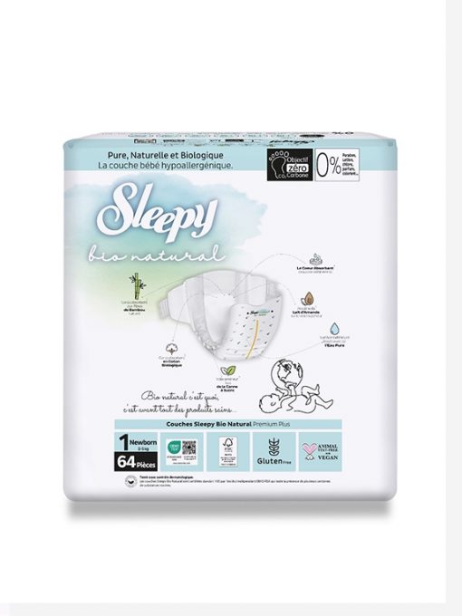 PANNOLINI BIO TAGLIA 1 (2-5KG) - SLEEPY