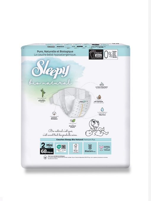PANNOLINI BIO TAGLIA 2 (3-6KG) - SLEEPY