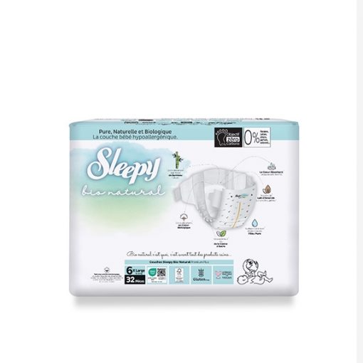 PANNOLINI BIO TAGLIA 6 (15-25KG) - SLEEPY