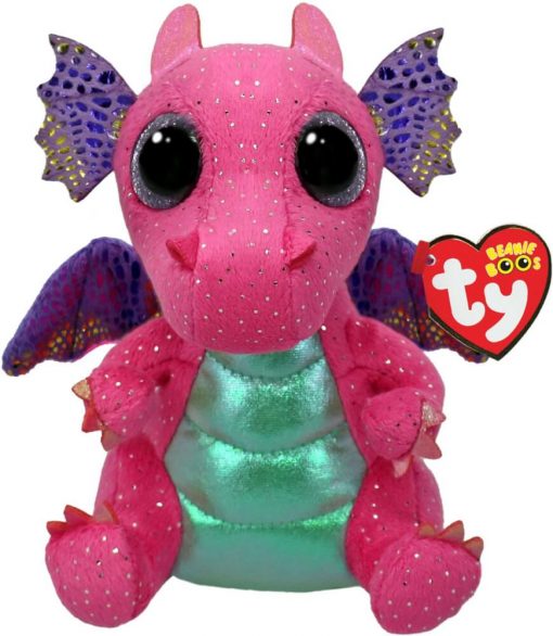 PELUCHE DRAGO ROSA "SPITFIRE" -TY