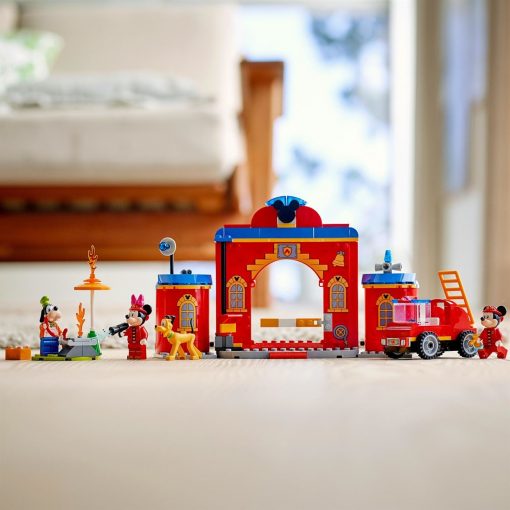 CASERMA DIE POMPIERI DI TOPOLINO -10776 - LEGO - immagine 3