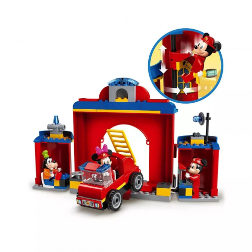 CASERMA DIE POMPIERI DI TOPOLINO -10776 - LEGO - immagine 2