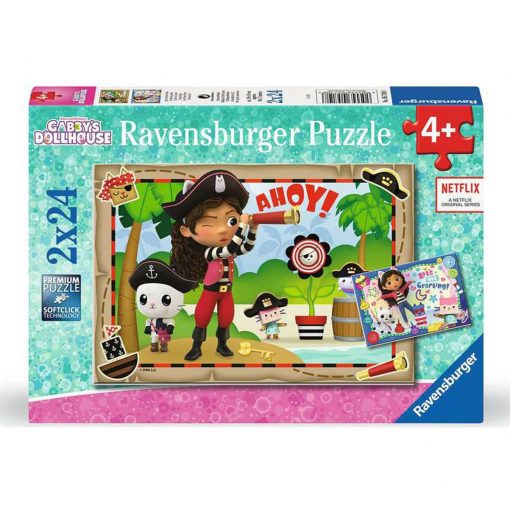 PUZZLE 2X24 GABBY'S DOLLHOUSE - RAVENSBURGER