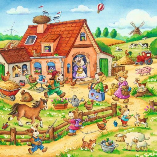 PUZZLE 3X49 CASA IN CAMPAGNA  - RAVENSBURGER