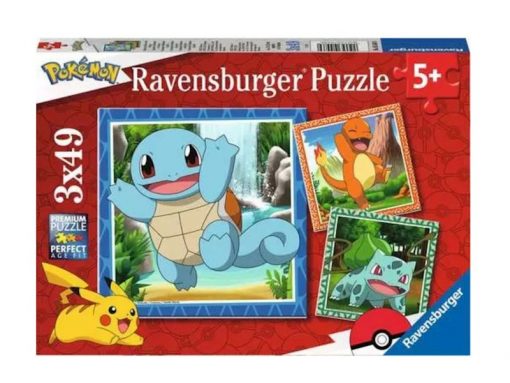 PUZZLE 3X49 POKEMON - RAVENSBURGER