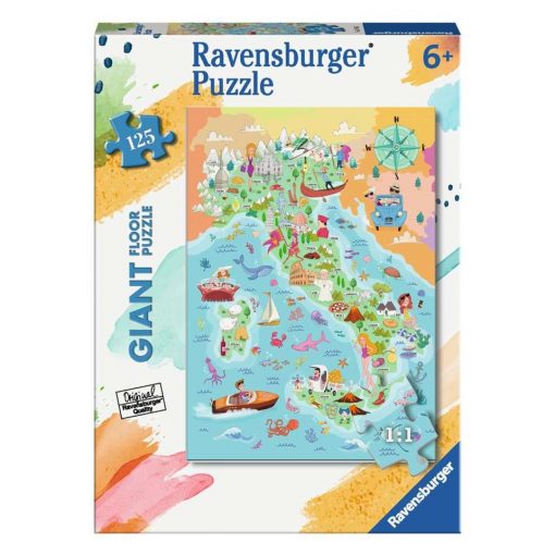 PUZZLE 125PZ MAPPA DELL'ITALIA - RAVENSBURGER