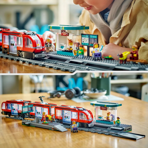 TRAM CON FERMATA LEGO CITY  - 60423 - LEGO - immagine 7