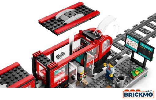 TRAM CON FERMATA LEGO CITY  - 60423 - LEGO - immagine 4