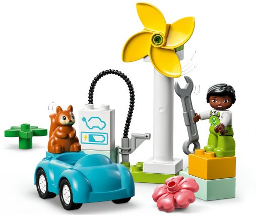 TURBINA EOLICA E AUTO ELETTRICA - 10985 - LEGO - immagine 2