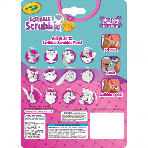WASHIMALS PET ASSORTITI - CRAYOLA - immagine 2