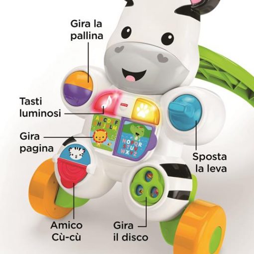 FISHER PRICE - ZEBRA PRIMI PASSI - immagine 2
