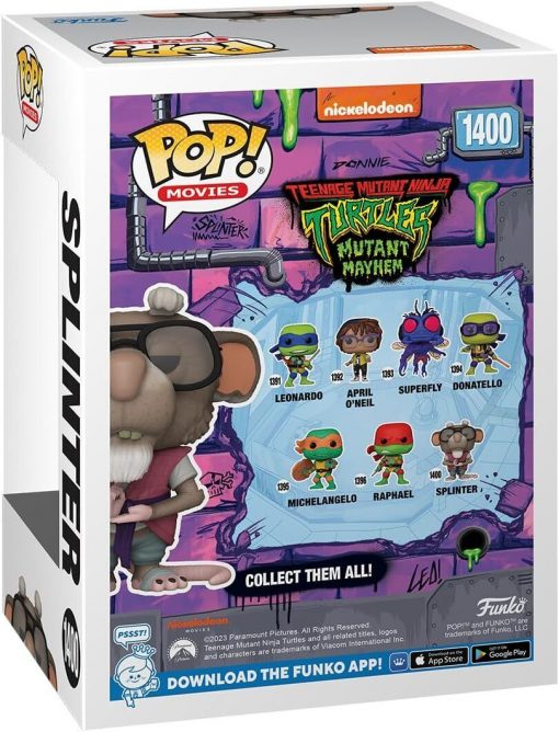 NINJA TURTLES SPLINTER - FUNKO POP! - immagine 2