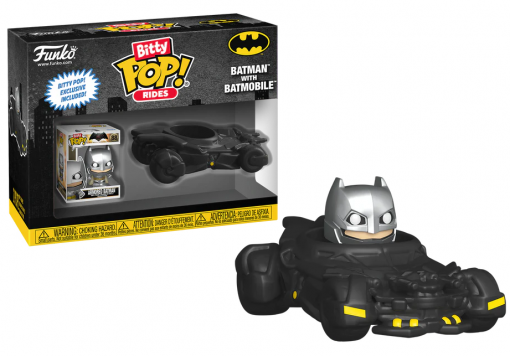 DC COMICS BATMAN W/BATMOBILE - BITTY POP!