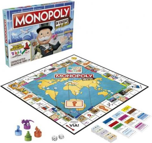 MONOPOLY IN VIAGGIO - HASBRO GAMING - IT - immagine 2