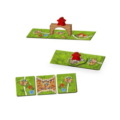 Alternative view of CARCASSONNE BAZAR PONTI E CASTELLI (ESPANSIONE) - GIOCHI UNITI - IT