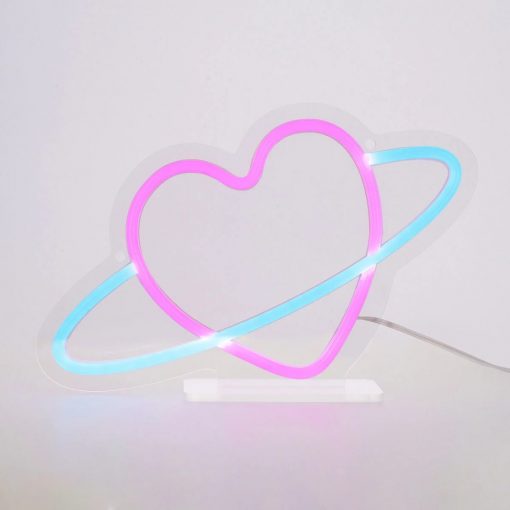 INSEGNA LUMINOSA LED CUORE "I'TS A SIGN" - LEGAMI - immagine 4