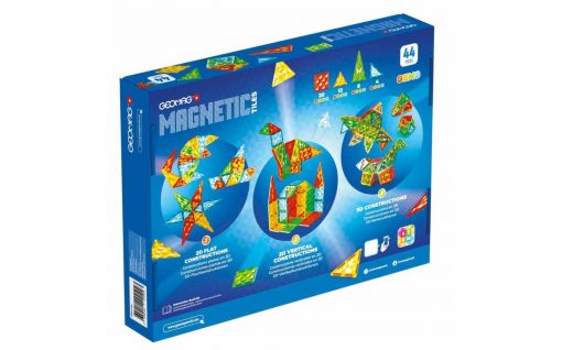 4102 MAGNETIC TILES GEMS 44 - GEOMAGWORLD - immagine 4