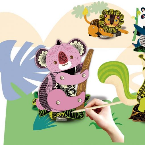 Alternative view of KRATZBILDER MIX - ANIMALI - AVENIR