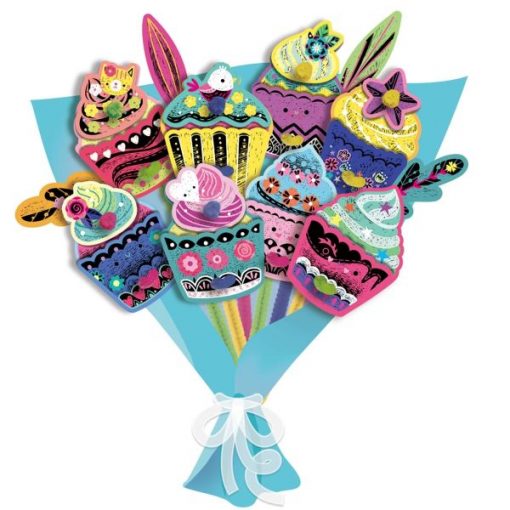 Alternative view of KRATZBILDER BOUQUET - CUPCAKE - AVENIR