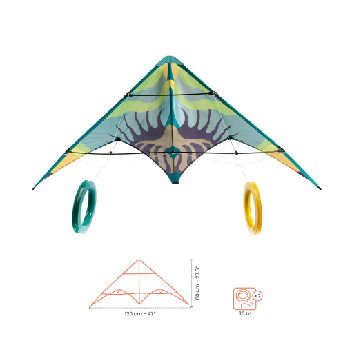 Alternative view of AQUILONE ACROBATICO GREEN WAVE - DJECO