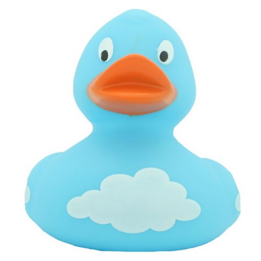 ANATRA DA BAGNO BLU CON NUVOLA  - LILALU