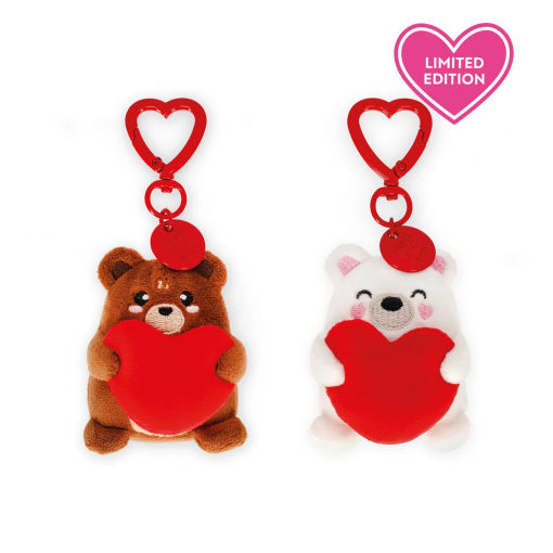 2 PORTACHIAVI PELUCHE SUPER SOFT TINY - LEGAMI