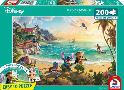 Alternative view of PUZZLE DISNEY LILO & STITCH 200 PZ - SCHMIDT