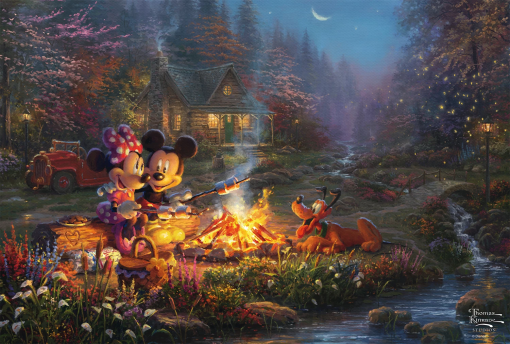 PUZZLE DISNEY MICKEY & MINNIE 200 PZ - SCHMIDT - immagine 2
